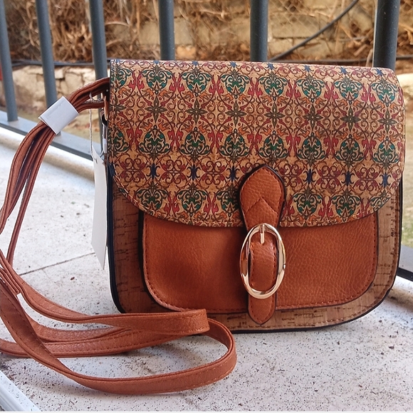 Faux Leather Sling Bag - Picture 9 of 16